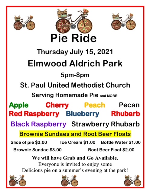 Pie Ride flyer