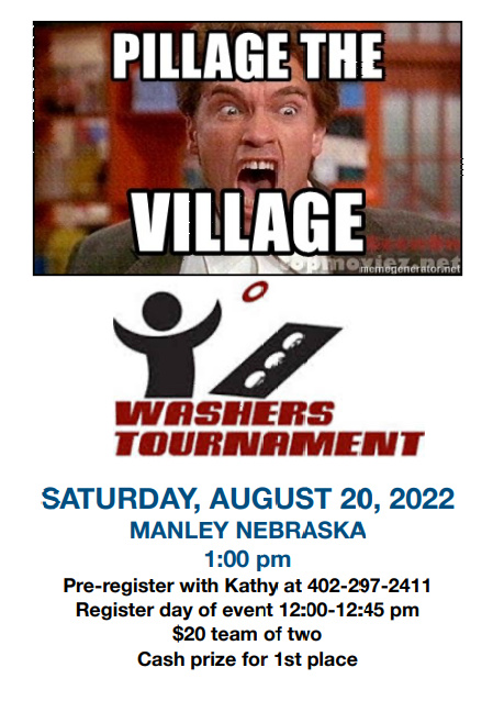 washer tornament