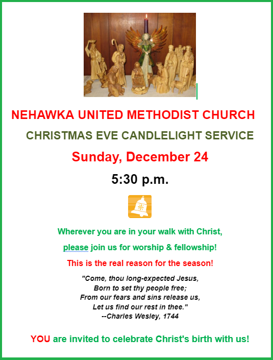 nehawka christmas service
