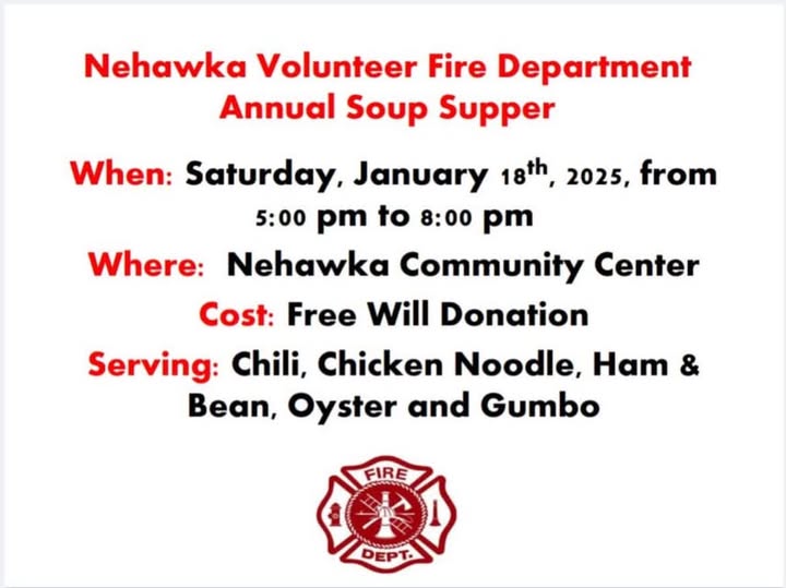Nehawka soup supper 2025