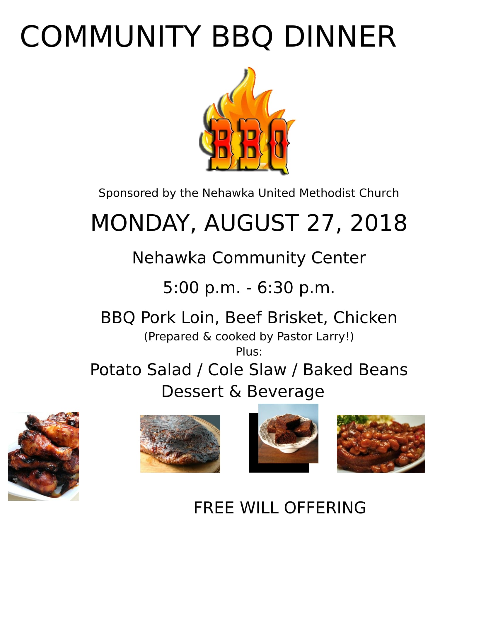 COMMUNITY BBQ DINNER 1