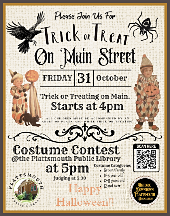 2025 10 15 PLT Lib Halloween on Main Poster 2 1