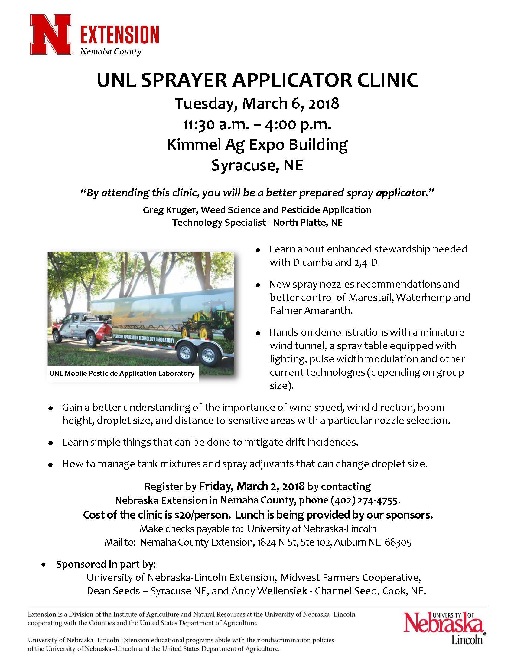 Sprayer Applicator Clinic March 20183661