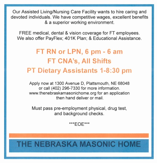 Masonic Home Help Needed